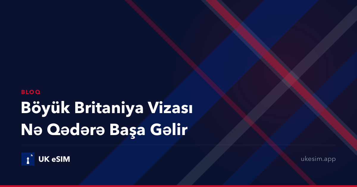 Böyük Britaniya Vizası Nə Qədərə Başa Gəlir
