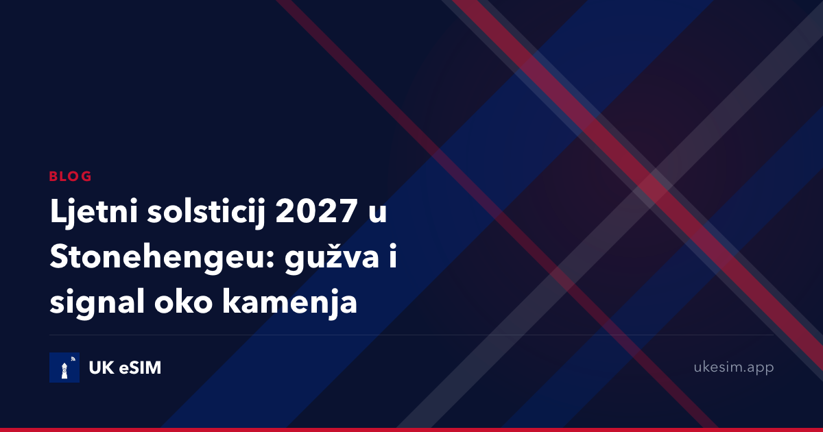 Ljetni solsticij 2027 u Stonehengeu: gužva i signal oko kamenja