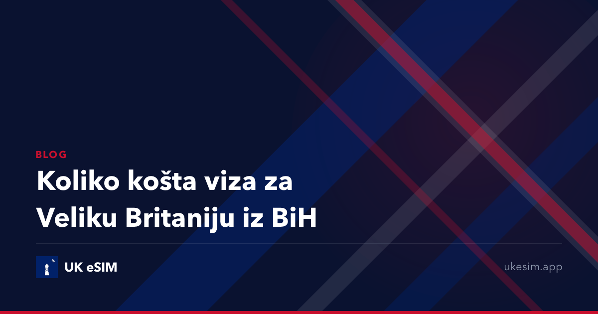 Koliko košta viza za Veliku Britaniju iz BiH