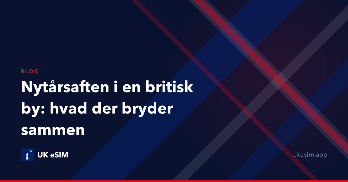 Nytårsaften i en britisk by: hvad der bryder sammen