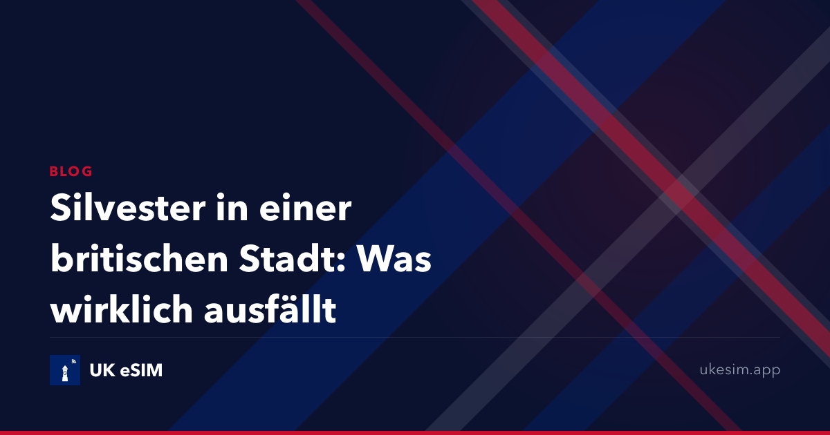 Silvester in einer britischen Stadt: Was wirklich ausfällt