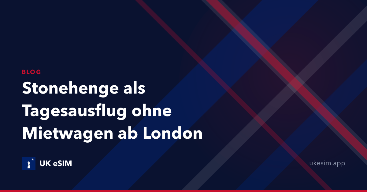 Stonehenge als Tagesausflug ohne Mietwagen ab London