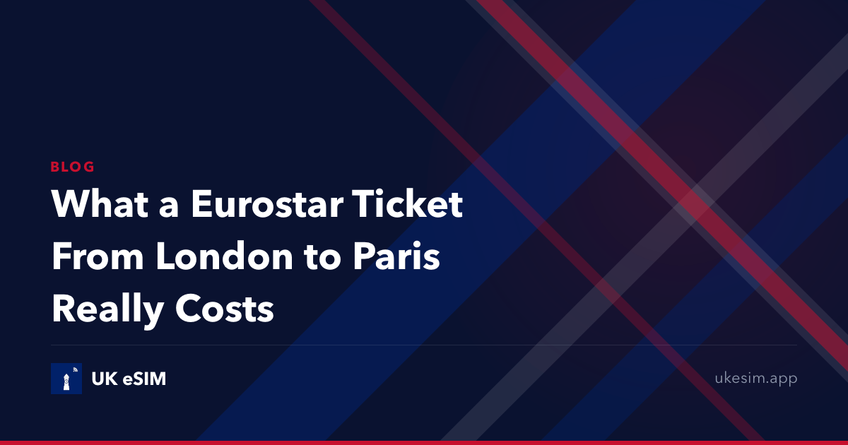 What a Eurostar Ticket From London to Paris Really Costs