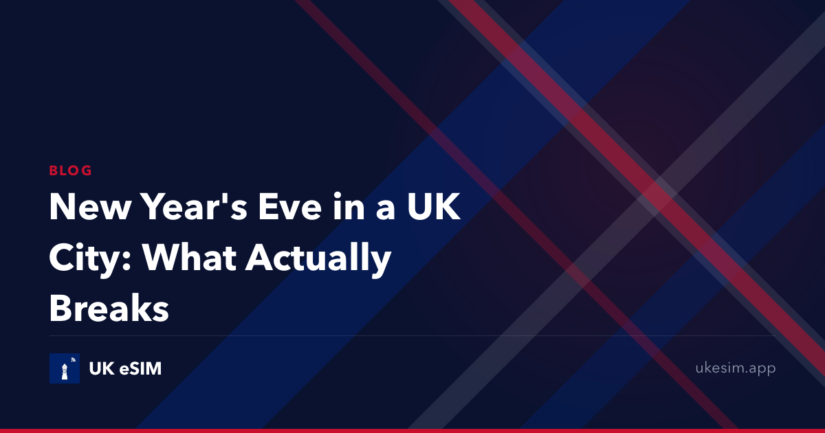 New Year's Eve in a UK City: What Actually Breaks