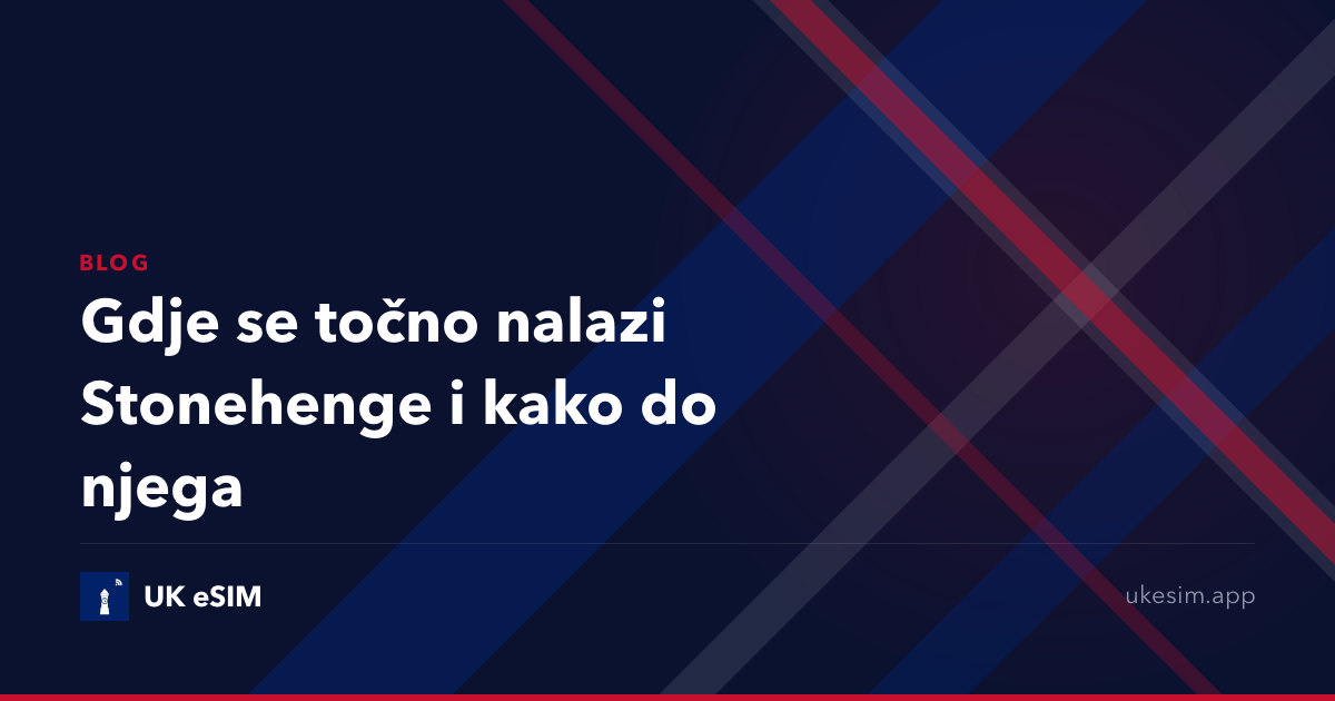 Gdje se točno nalazi Stonehenge i kako do njega