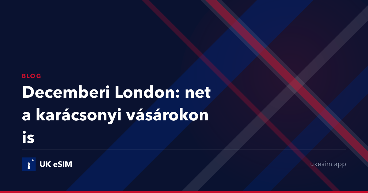 Decemberi London: net a karácsonyi vásárokon is
