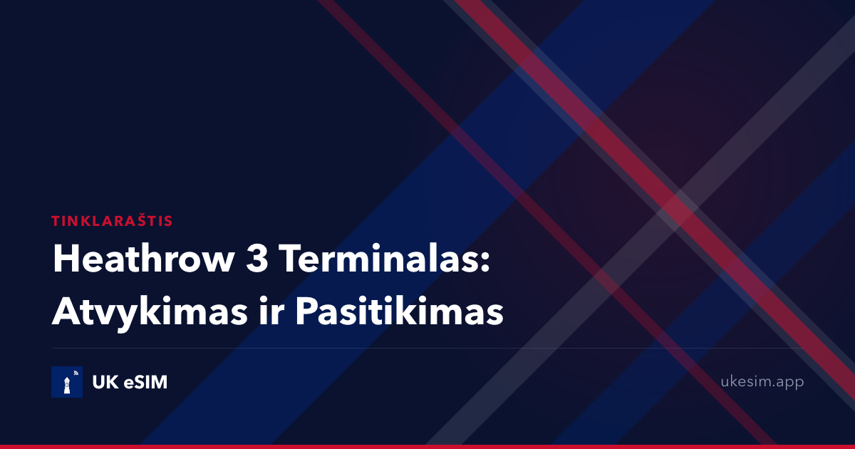 Heathrow 3 Terminalas: Atvykimas ir Pasitikimas