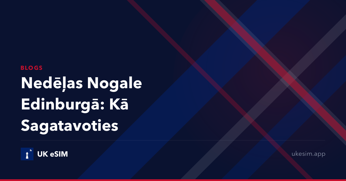 Nedēļas Nogale Edinburgā: Kā Sagatavoties