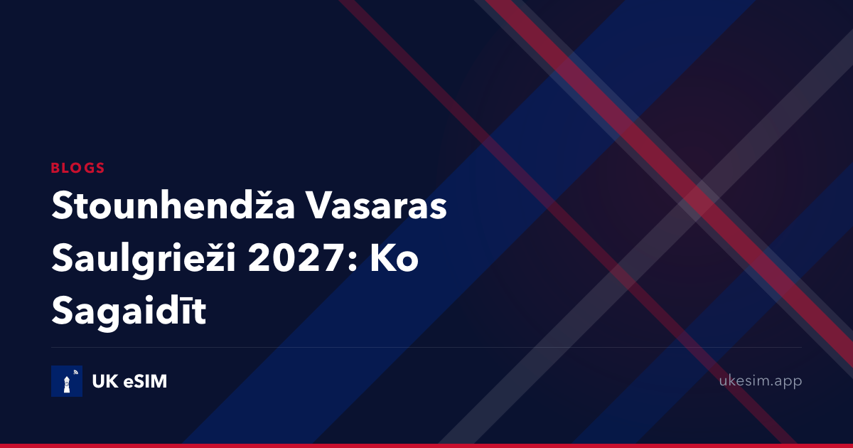 Stounhendža Vasaras Saulgrieži 2027: Ko Sagaidīt