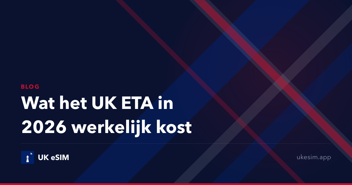 Wat het UK ETA in 2026 werkelijk kost