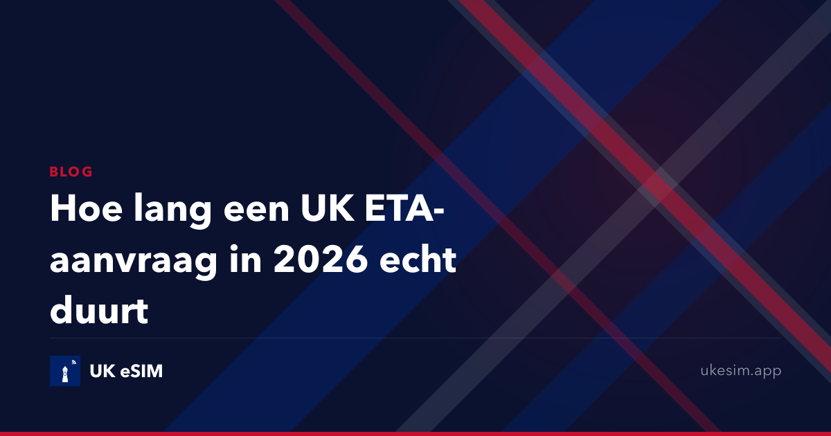 Hoe lang een UK ETA-aanvraag in 2026 echt duurt