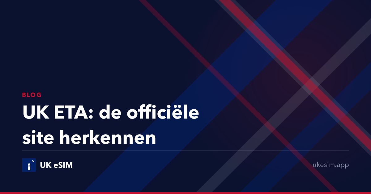 UK ETA: de officiële site herkennen