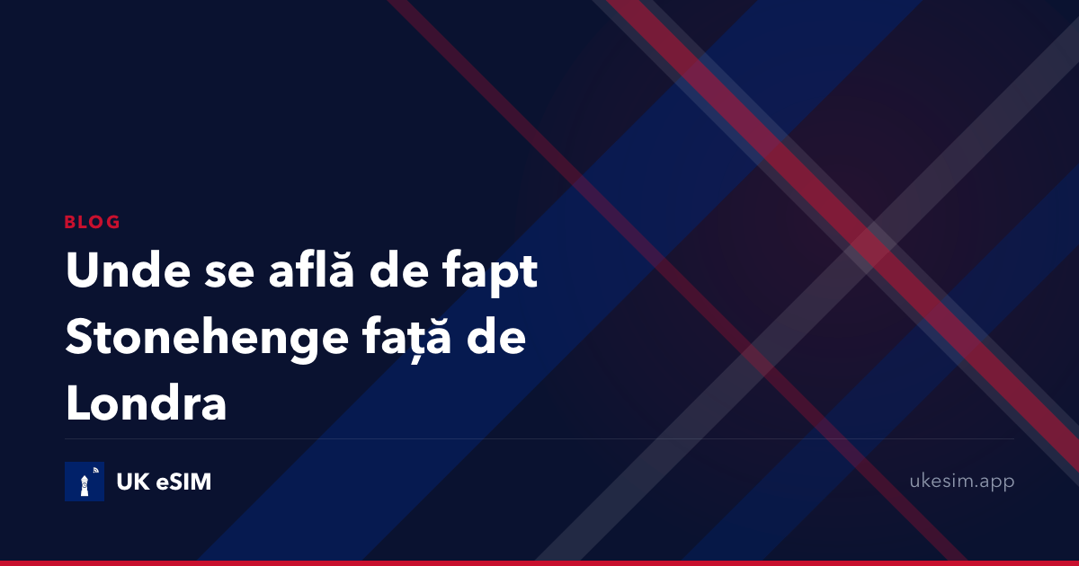 Unde se află de fapt Stonehenge față de Londra