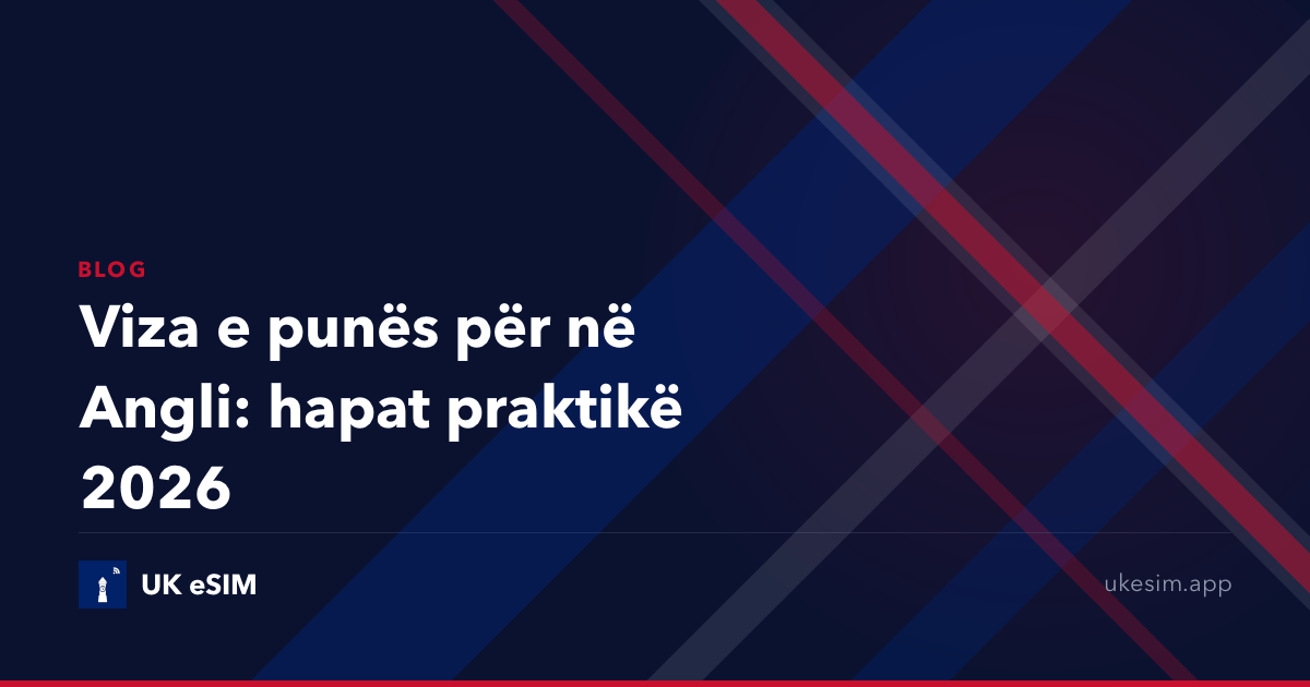 Viza e punës për në Angli: hapat praktikë 2026