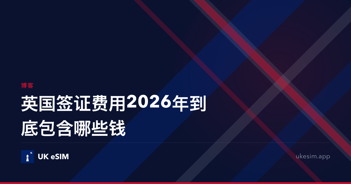 英国签证费用2026年到底包含哪些钱